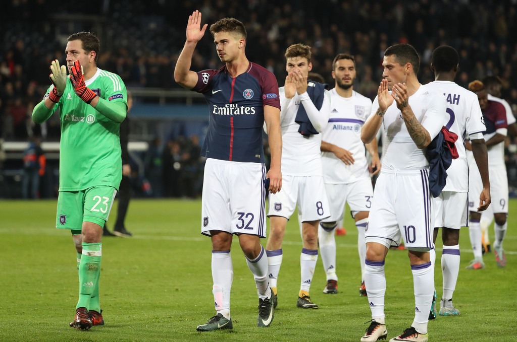 Anderlecht verliert 0:5 gegen PSG
