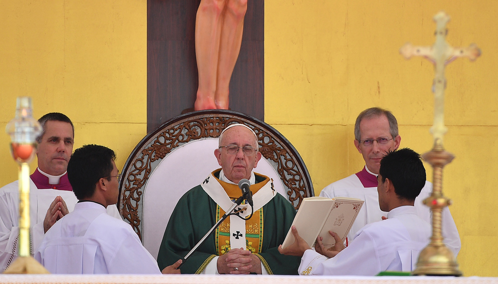 Papst Franziskus in Myanmar (Bild: Vincenzo Pinto/AFP)