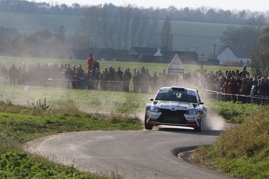 Kris Princen liegt nach Tag eins an der Spitze der Rallye du Condroz (Bild: BRC)