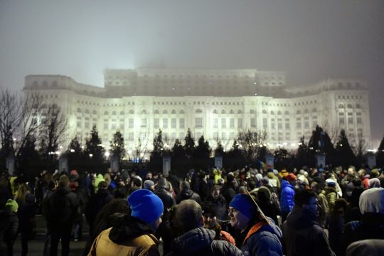 Proteste gegen Korruption in Rumänien