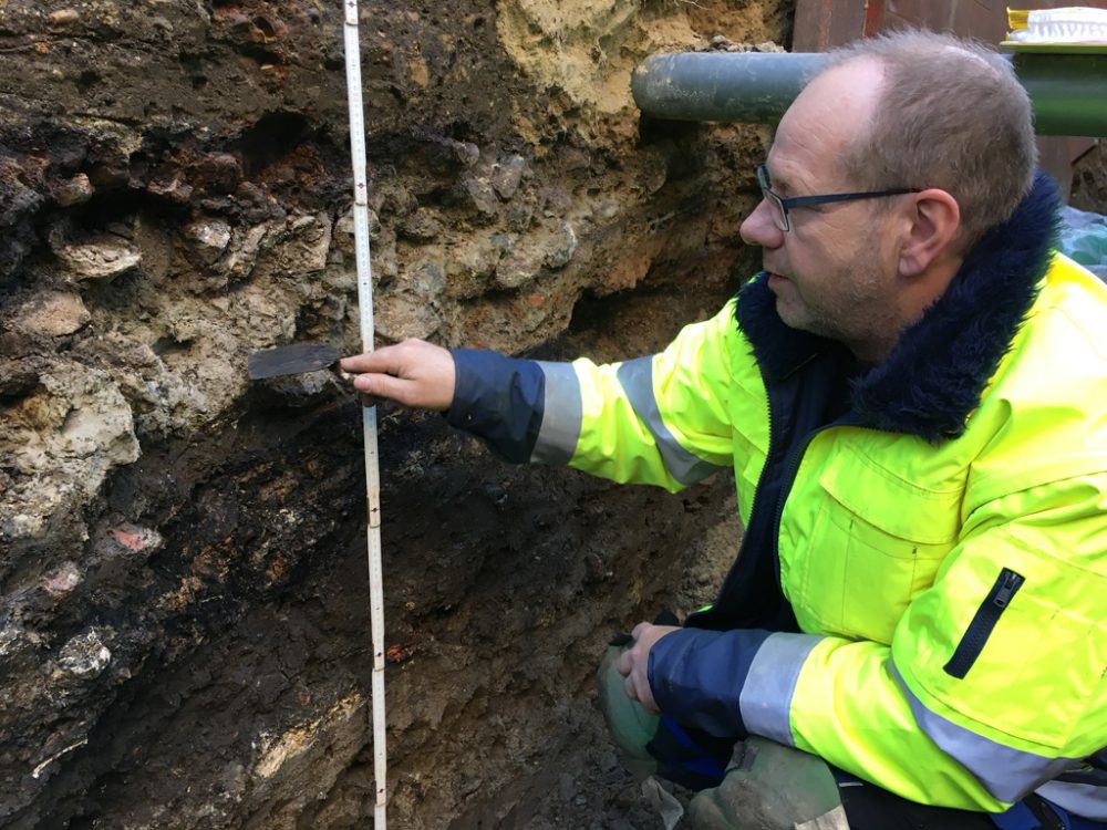 Alte Römerstraße in Aachen entdeckt (Bild: Stefan Herrmann/Stadt Aachen)