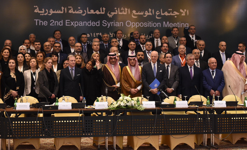 Treffen der syrischen Opposition in Riad