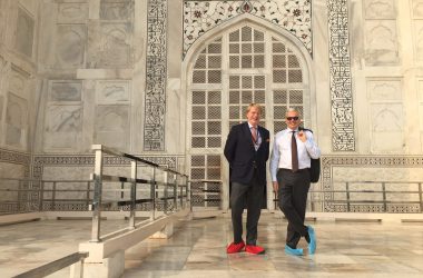 Belgische Delegation besucht den Taj Mahal (Bild: Simonne Doepgen/BRF)