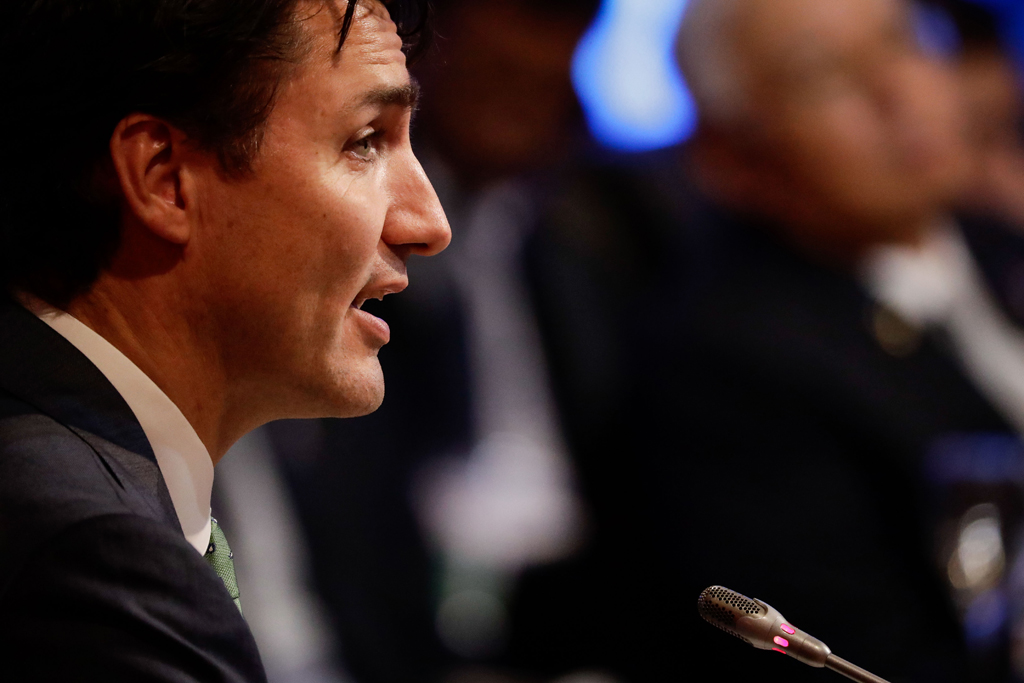 Der kanadische Premierminister Justin Trudeau (Bild: Ezra Acayab/Pool/AFP)