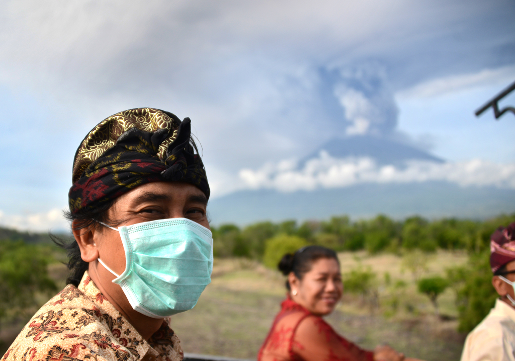 Auf Bali droht ein Vulkanausbruch des Mount Agung