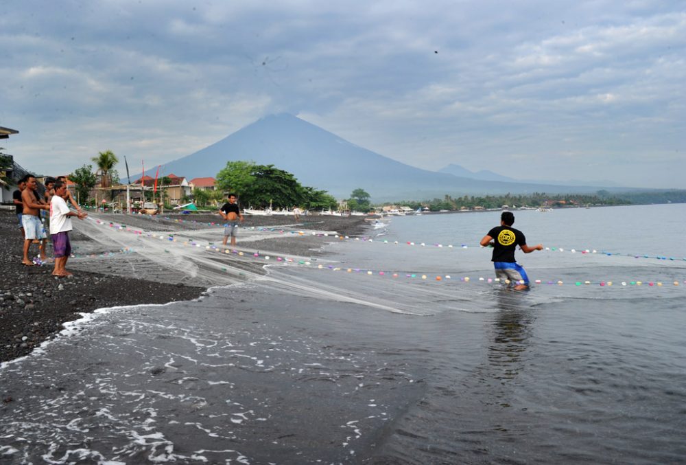 Blick auf den Mount Agung