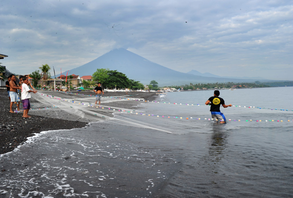 Blick auf den Mount Agung