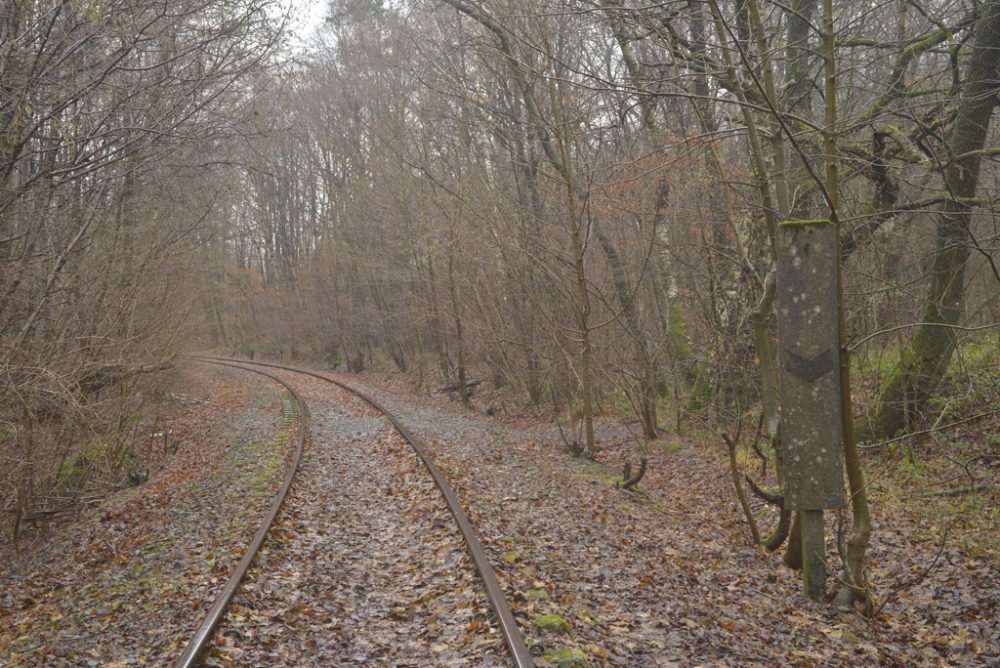 Wieder zwei historische Signale am Bahnhof Raeren verschwunden (Bild: Manfred Hirtz)