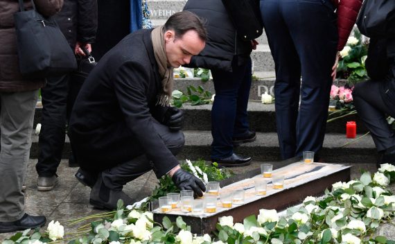 Mahnmal erinnert an Terroropfer in Berlin