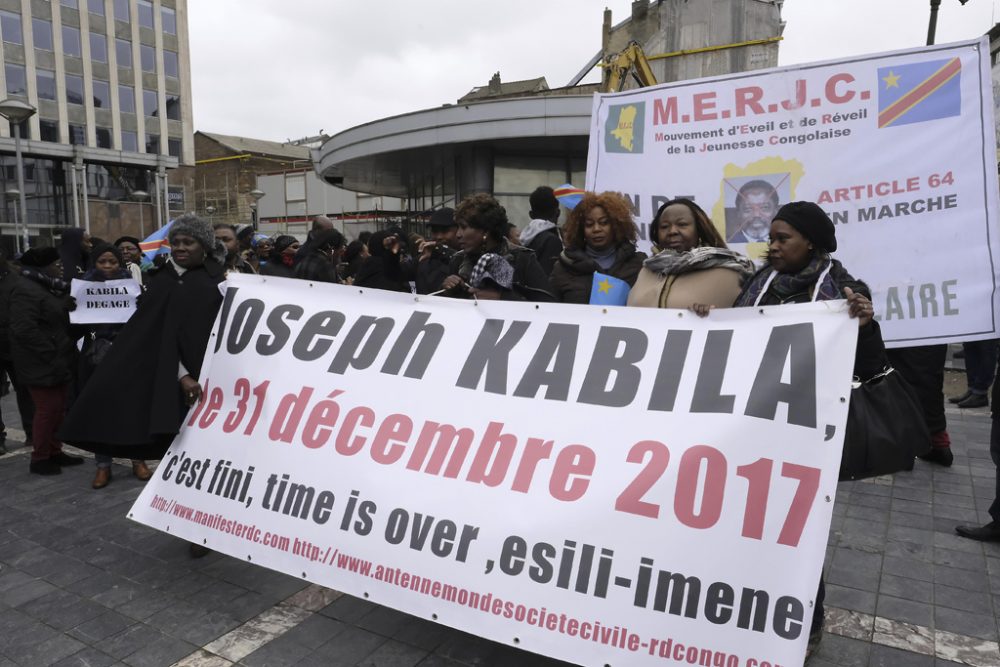 Protest gegen Joseph Kabila in Brüssel