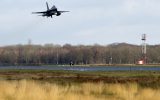 F16 landet in Kleine Brogel