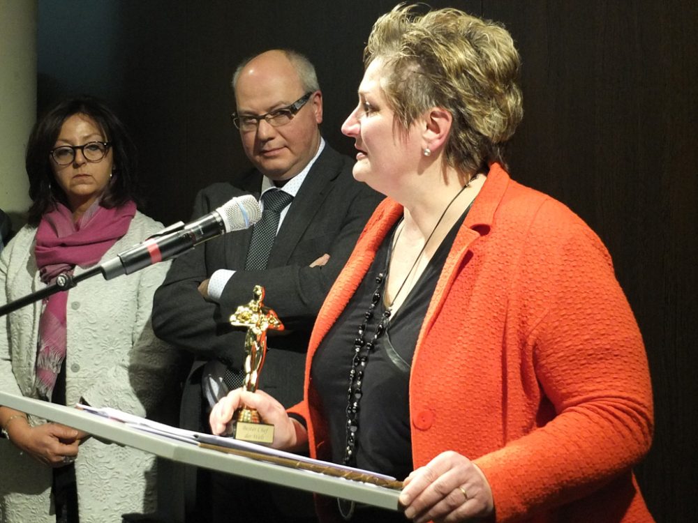 Ingrid Mertes beim Neujahrsempfang 2017 (Bild: Stephan Pesch/BRF)