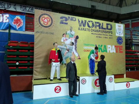 Der Kelmiser Benjamin Tillmann holt drei Medaillen bei der Karate-Weltmeisterschaft