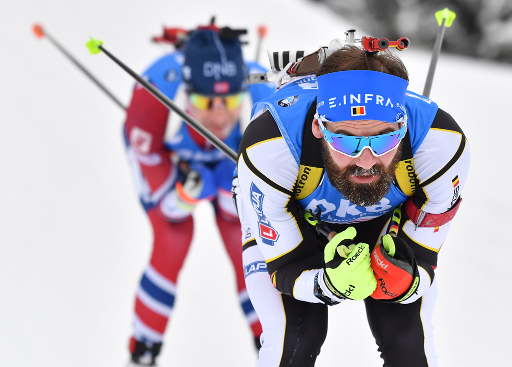 Michael Rösch beim IBU-Biathlon-Cup (Bild: Joe Klamar/AFP)