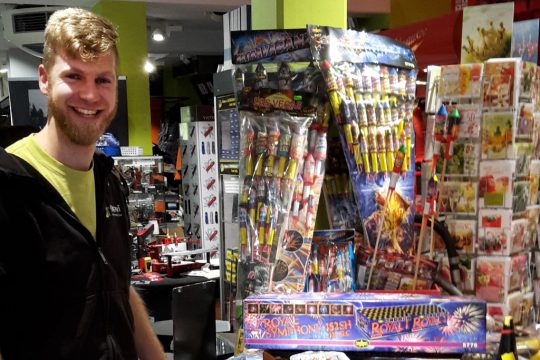 Noah Krämer ist bei Freni für den Einkauf zuständig