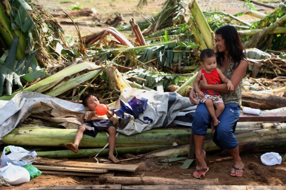 Tropensturm auf den Philippinen