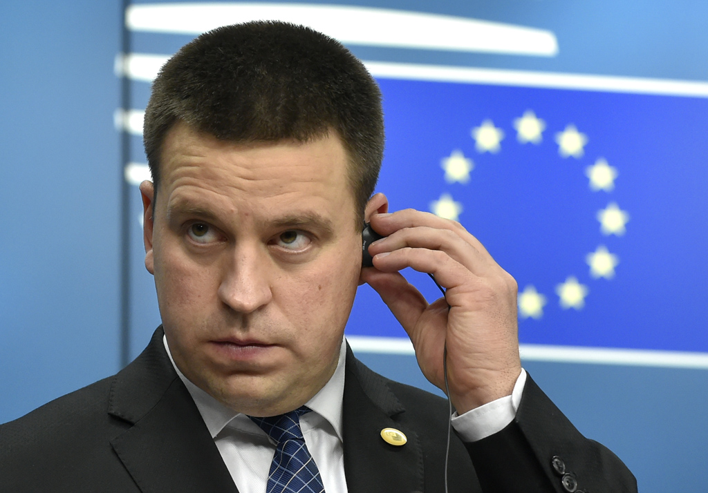 Estland Premierminister Jüri Ratas (Bild: John Thys/AFP)