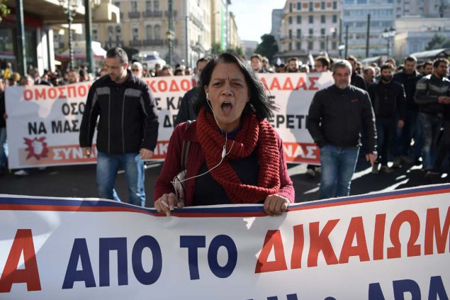 Griechische Gewerkschaften Rufen Zum Streik Auf