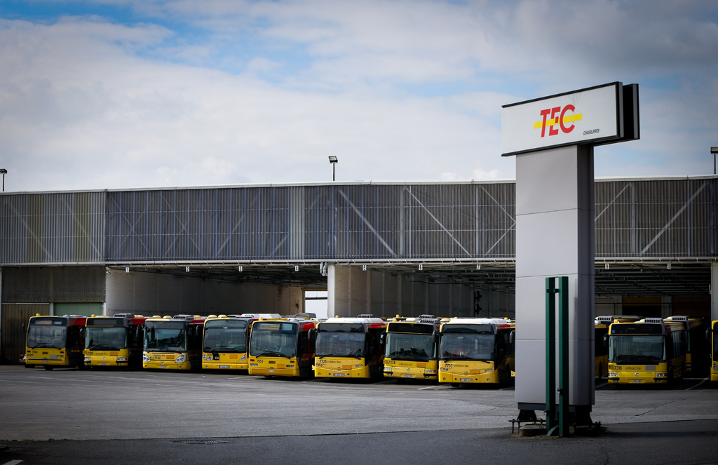 TEC-Depot in Charleroi (Bild: Virginie Lefour/BELGA)