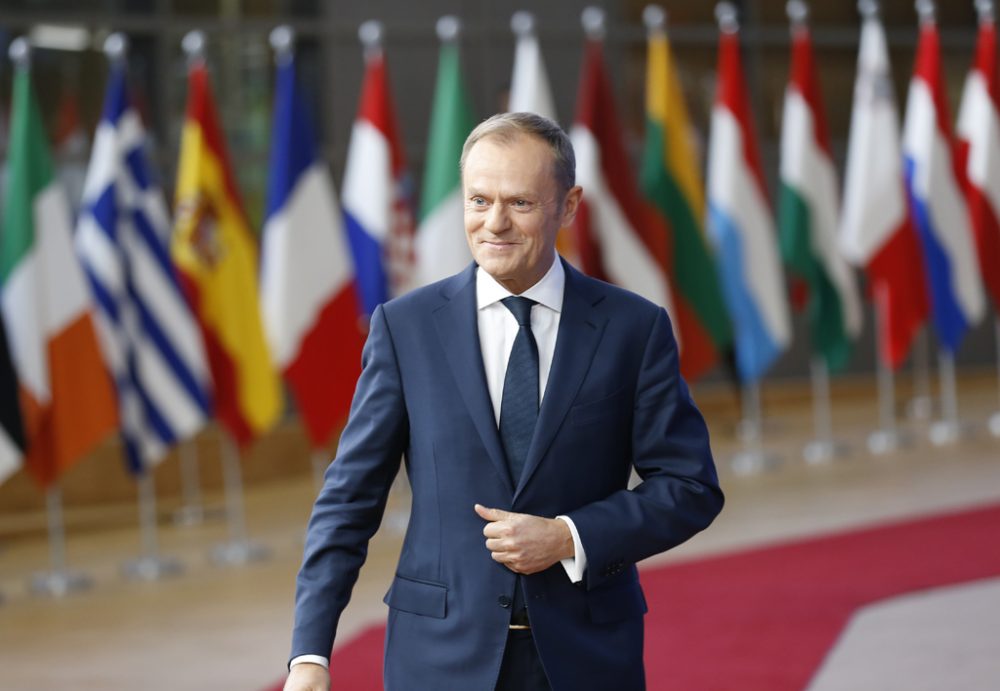 EU-Ratspräsident Tusk (Bild: Xinhua Ye Pingfan/BELGA)