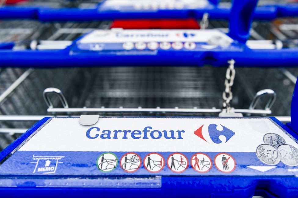 Carrefour-Einkaufswagen