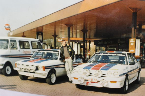 Rainer Hermanns erstes Rallye-Auto war ein Opel Kadett - 1984 (Bild: privat)