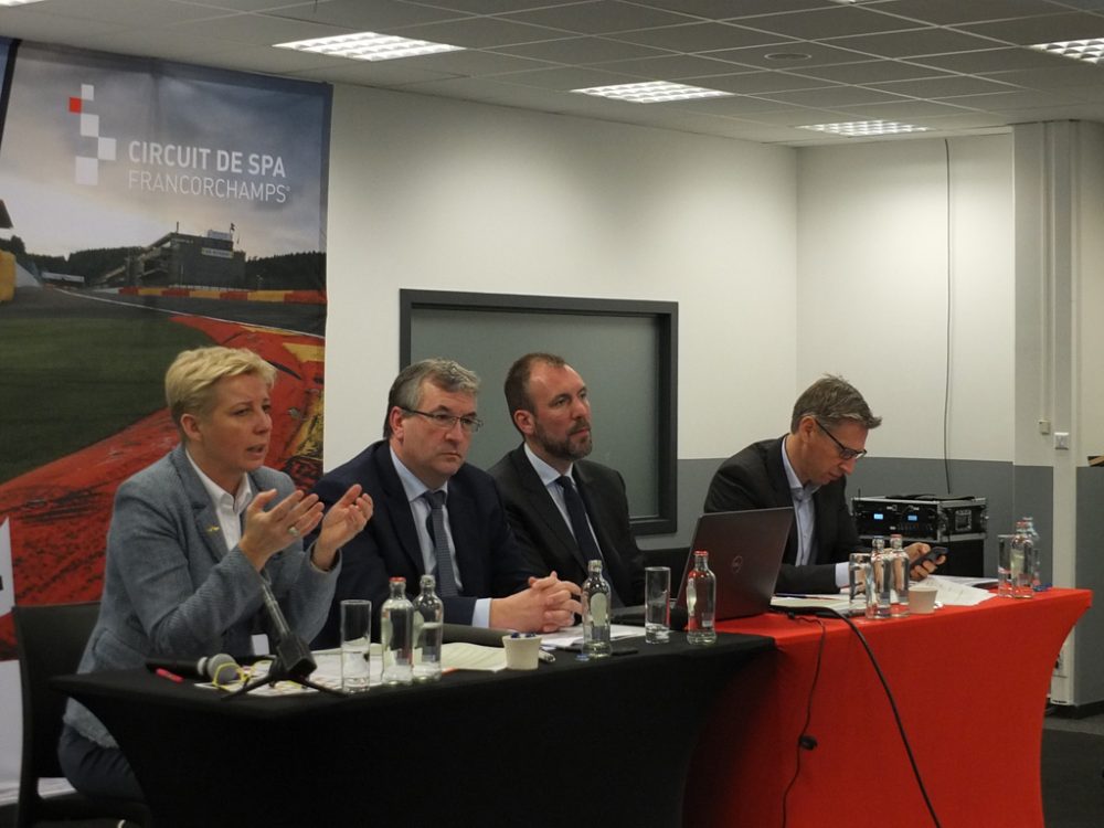 Pressekonferenz zur Situation der Rennstrecke von Francorchamps am 22.1.2018 (Bild: Stephan Pesch/BRF)