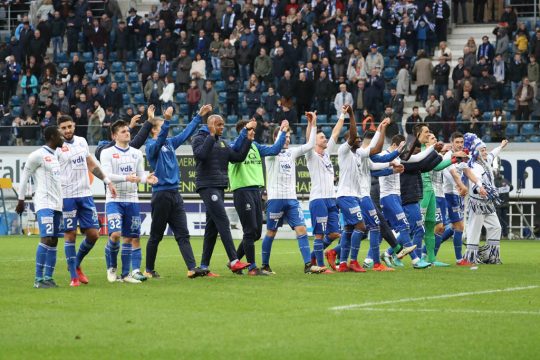 Gent feiert Sieg gegen Brügge (Bild: Bruno Fahy/belga)