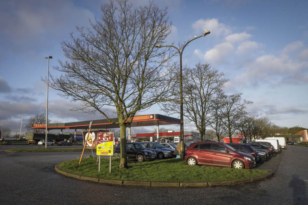 Autobahnparkplatz bei Groot-Bijgaarden Bild: Thierry Roge/Belga