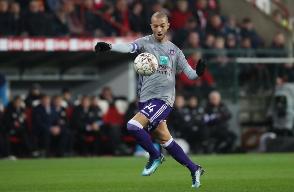 Sofiane Hanni bei seinem letzten Spiel für Anderlecht