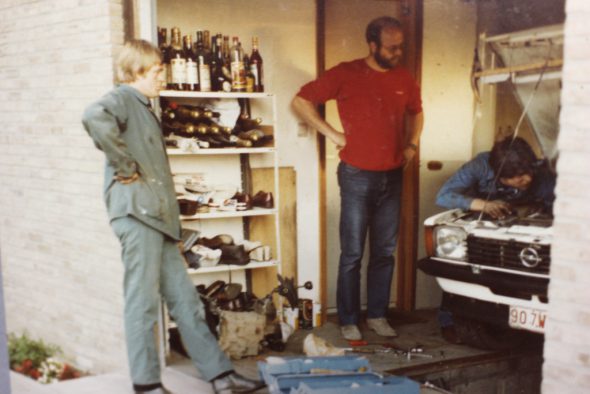 Schrauben in der eigenen Garage - unter der Haube: Bruno Thiry (Bild: privat)