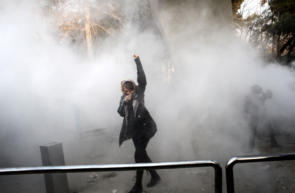 Protest gegen die Regierung des Iran