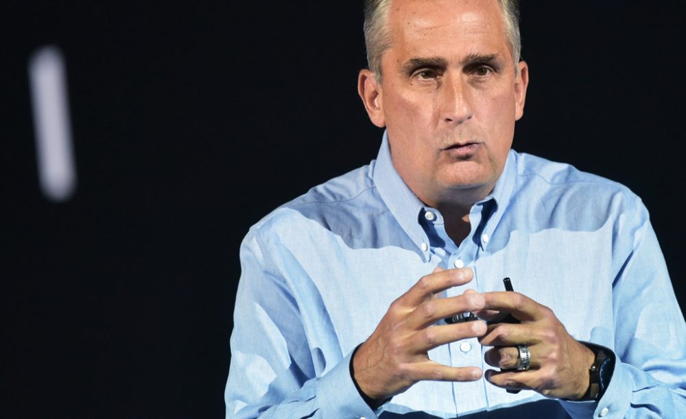 Intel-Chef Brian Krzanich bei der CES (Bild: Mandel Ngan/AFP)