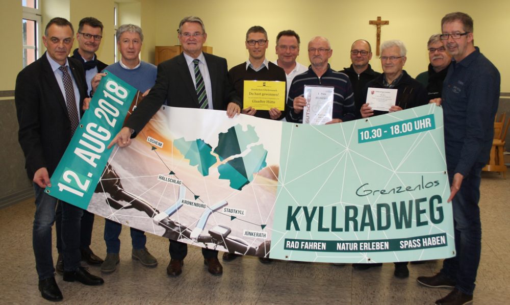Gewinner des Rad-Aktionstags "Grenzenlos Kyllradweg" (Bild: Kreisverwaltung Euskirchen)