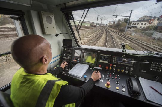 Lokführer bei der belgischen Bahn ((Illustrationsbild: Anthony Dehez/belga))