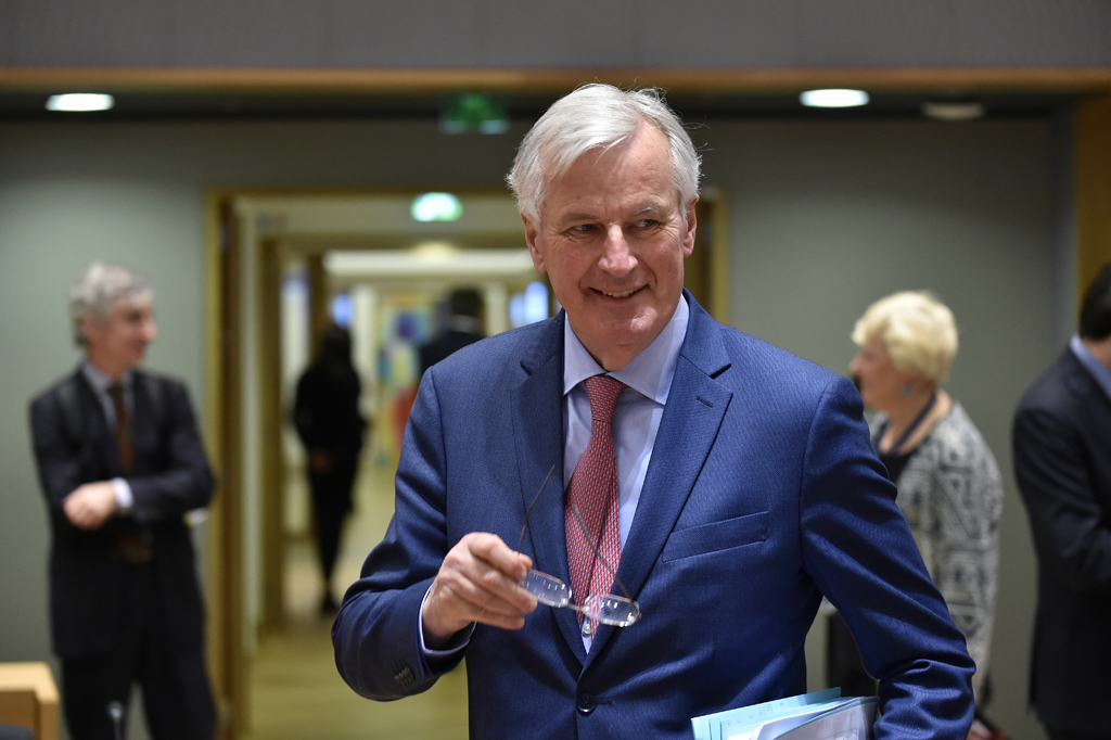 Michel Barnier, Brexit-Chefunterhändler der EU, am 29.1.2018 in Brüssel (Bild: John Thys/AFP)