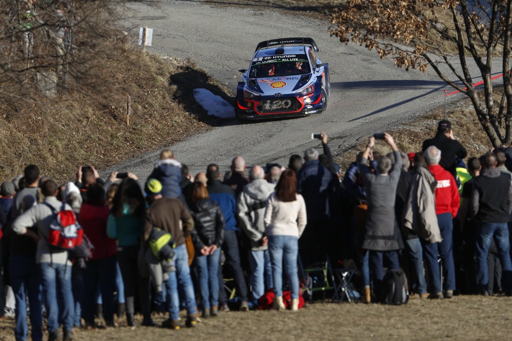 Thierry Neuville - Shakedown der Rallye Monte-Carlo