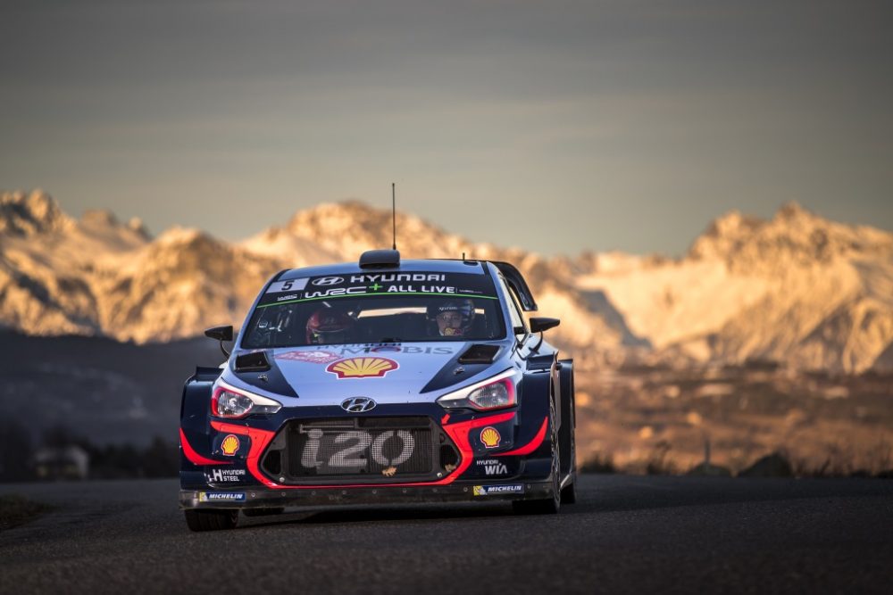 Thierry Neuville - Shakedown der Rallye Monte-Carlo