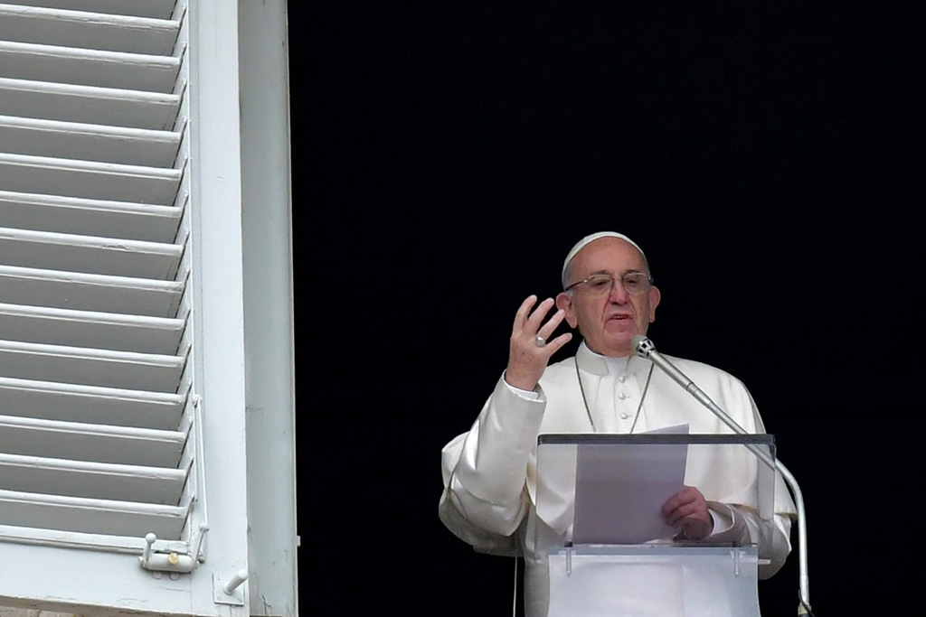 Papst Franziskus am 7.1.2018 auf dem St.-Petersplatz (Bild: Tiziana Fabi/AFP)