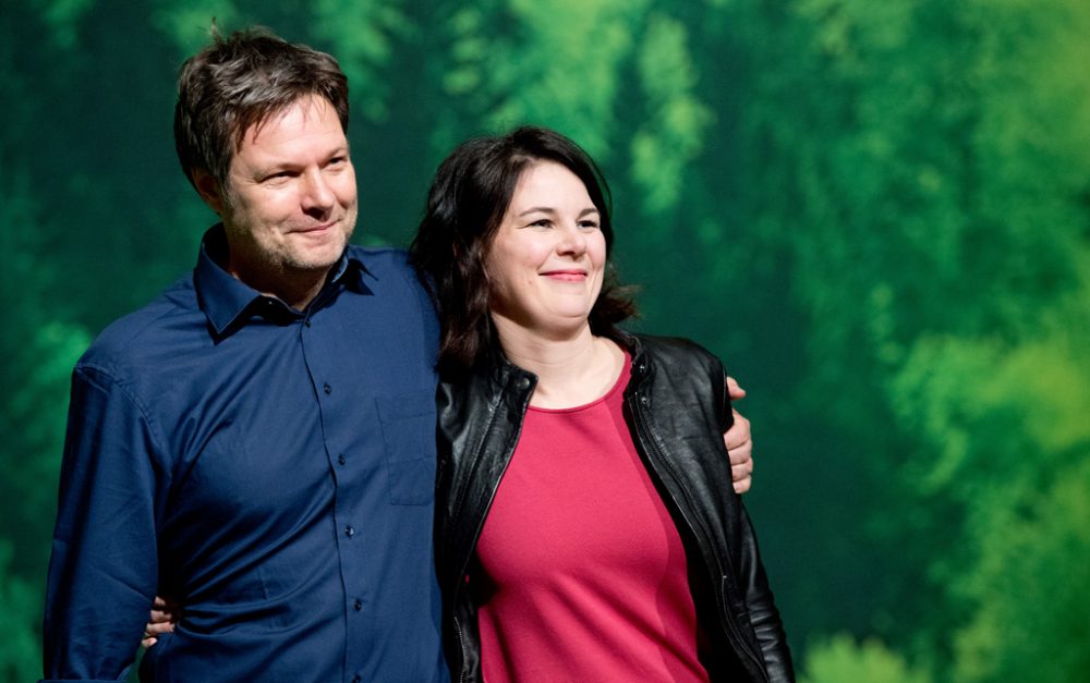 Robert Habeck und Annalena Baerbock (Archivbild: Julian Stratenschulte/AFP)