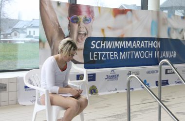 Schwimm-Marathon 2018 in Kelmis (Bild: Stefan Braun/BRF)
