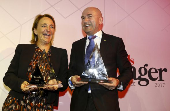Manager des Jahres: Michèle Sioen und Jean-Pierre Lutgen