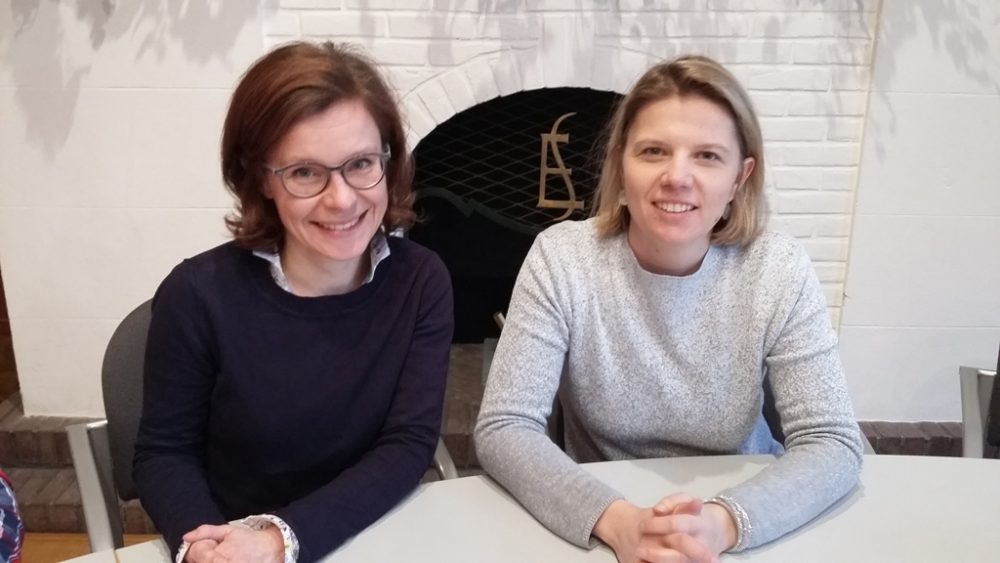 Catherine Weisshaupt und Claudia Niessen (Bild: Chantal Delhez/BRF)