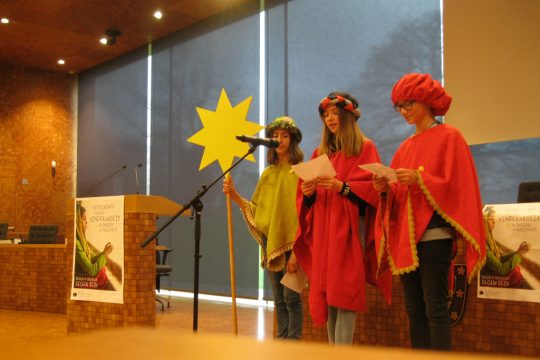 Sternsinger im PDG (Bild: Frederik Schunck/BRF)