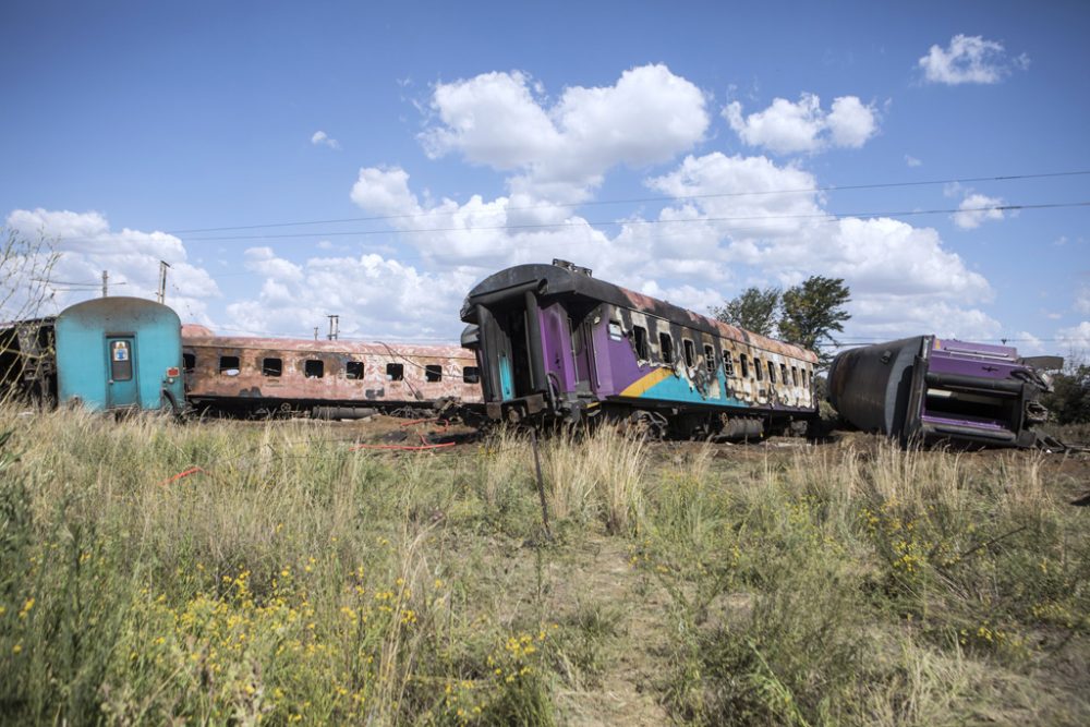 Bahnunglück in Südafrika