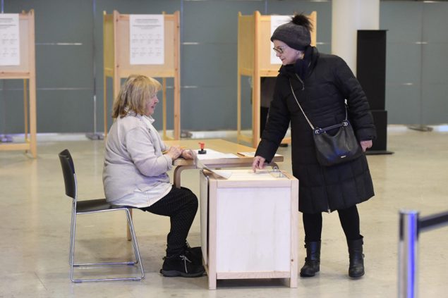 Präsidentschaftswahl Finnland Bild: Heikki Saukkomaa/afp