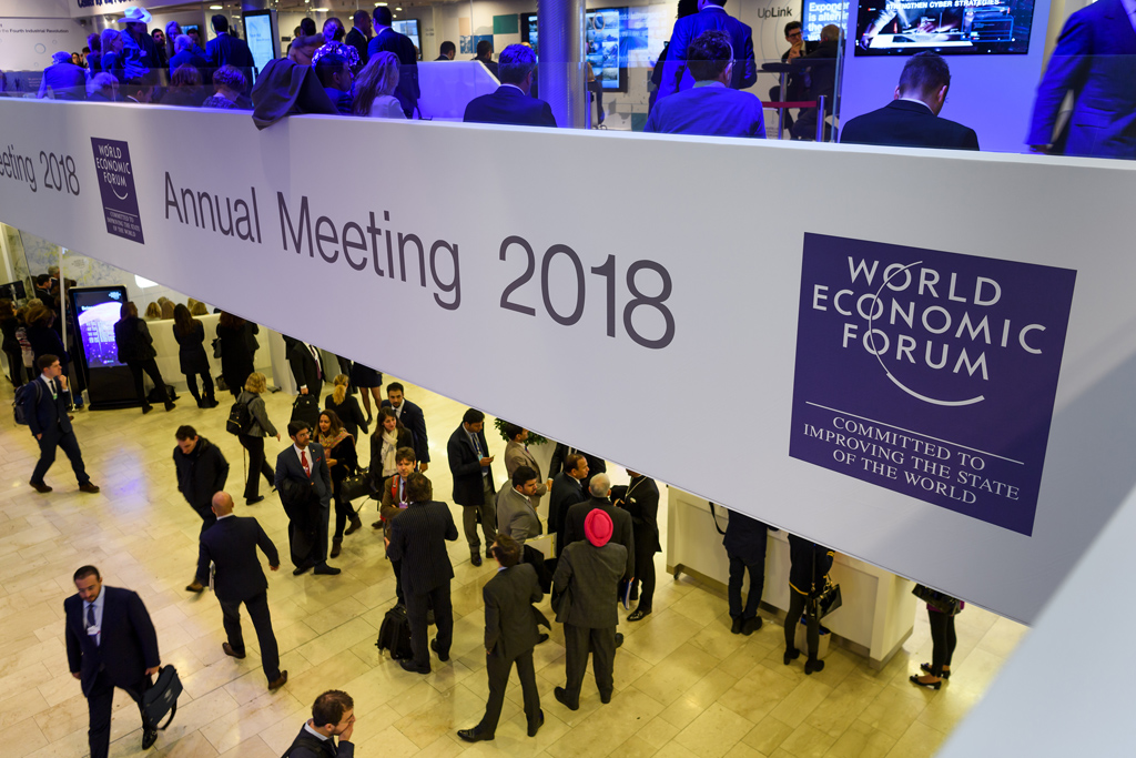 Weltwirtschaftsforum 2018 in Davos (Bild: Fabrice Coffrini/AFP)
