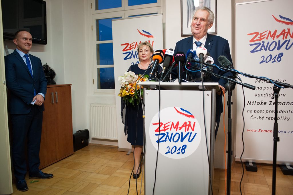 Milos Zeman gewinnt die erste Runde der Präsidentenwahl in Tschechien