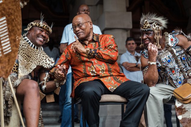 Südafrikas Präsident Jacob Zuma am 5.1. (Bild: Rajesh Jantilal/AFP)