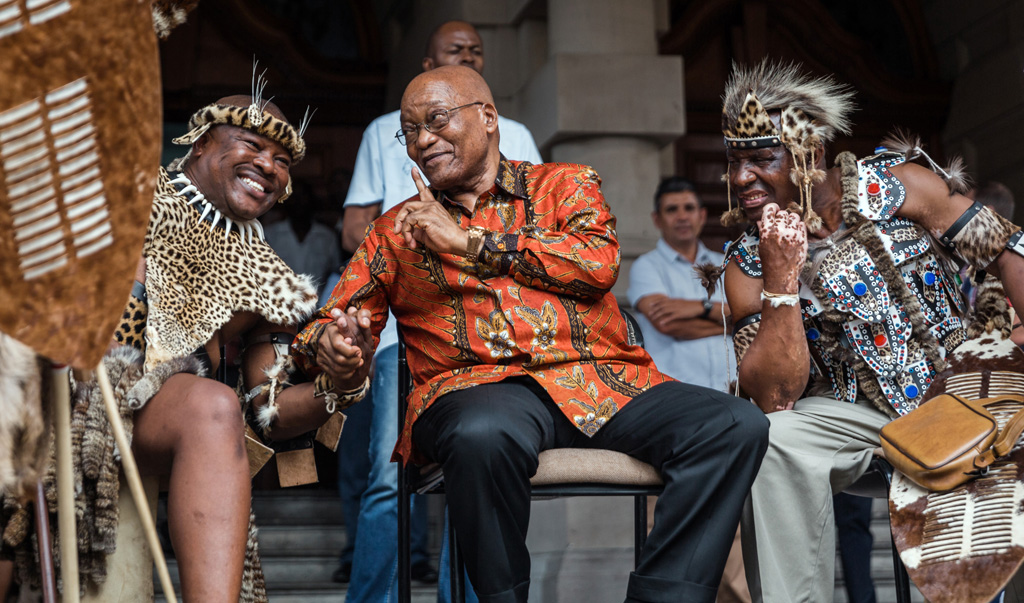 Südafrikas Präsident Jacob Zuma am 5.1. (Bild: Rajesh Jantilal/AFP)